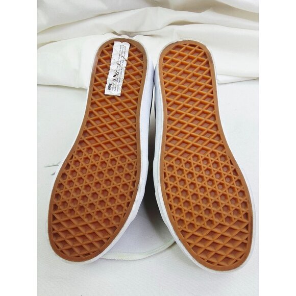 Vans David Bowie Womens 6.5 or Mens 5 Black White Check Hi Lace Embroidered Logo - Picture 8 of 13